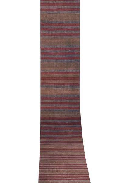 Çizgili El Dokuma Kilim Yolluk 64 x 559 cm