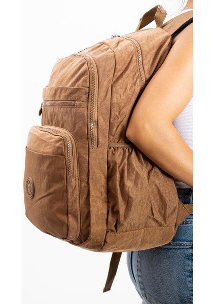 571 Collection Okul Çantası Çok Cepli Yağmur Geçirmez Klinkır Kumaş