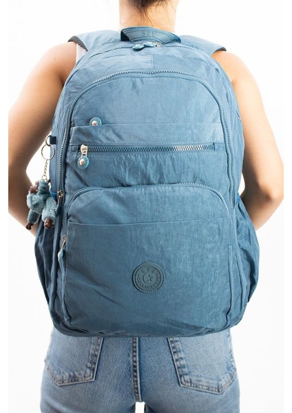 571 Collection Okul Çantası Çok Cepli Yağmur Geçirmez Klinkır Kumaş modelleri