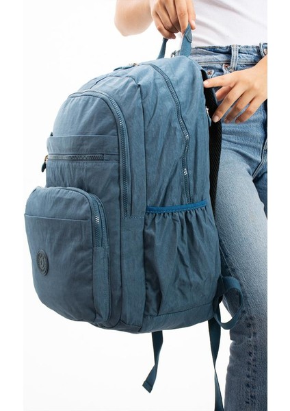 571 Collection Okul Çantası Çok Cepli Yağmur Geçirmez Klinkır Kumaş fırsatları