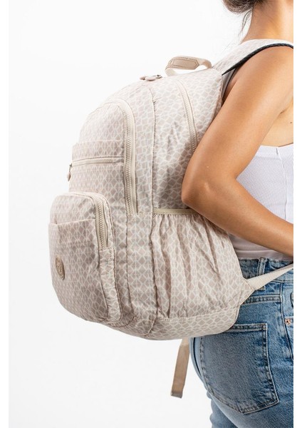 571 Collection Okul Çantası Çok Cepli Yağmur Geçirmez Klinkır Kumaş