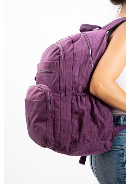 571 Collection Okul Çantası Çok Cepli Yağmur Geçirmez Klinkır Kumaş