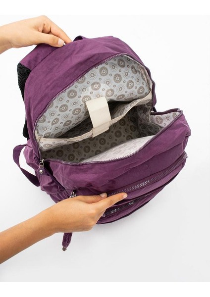 571 Collection Okul Çantası Çok Cepli Yağmur Geçirmez Klinkır Kumaş indirimleri