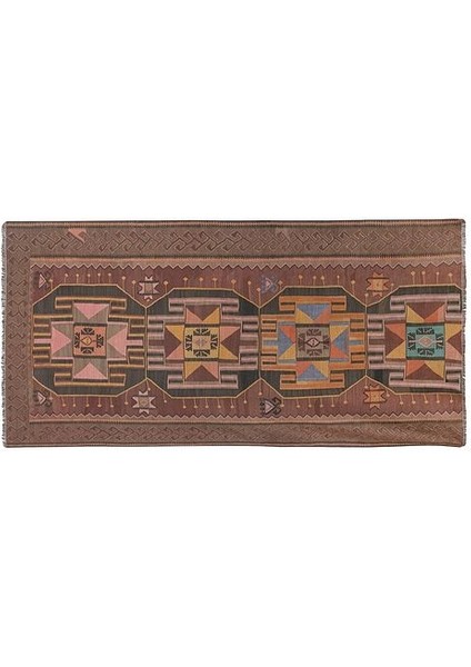 El Dokuma Kilim Yolluk 133 x 261 cm