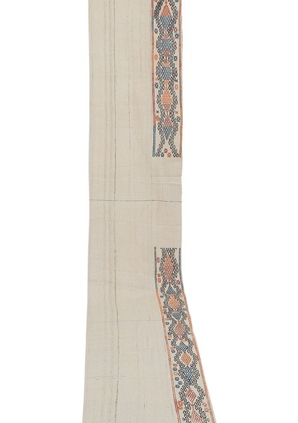 El Dokuma Geometrik Desenli Uzun Yolluk Kilim 75 x 504 cm