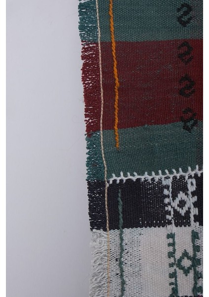 El Dokuma Kilim Çizgi Desenli Halı 149 x 263 cm