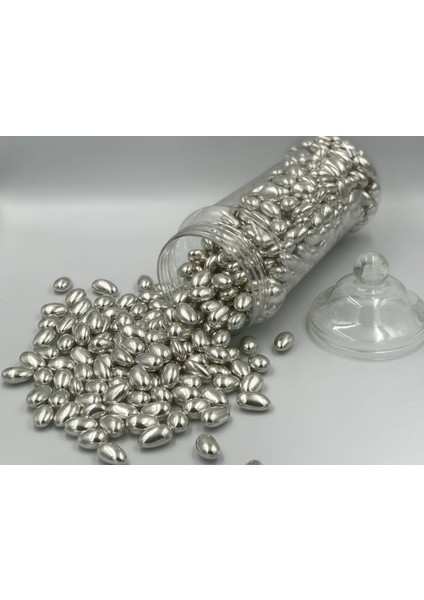 Goldiva Çikolata Gercek Gümüş Badem Draje Net/1 kg