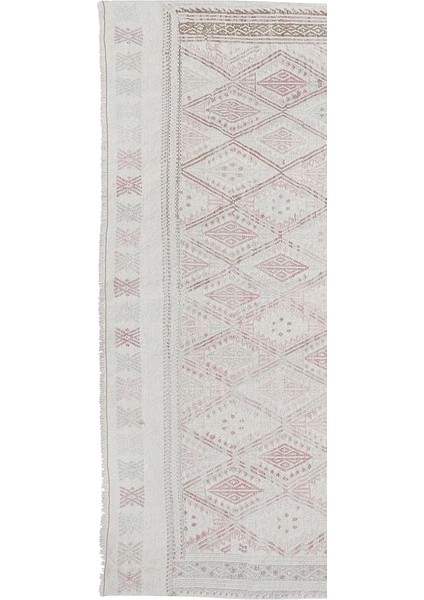 El Dokuma Kilim Karapınar Yöresi Geometrik Desenli Halı 144 x 212 cm fırsatları
