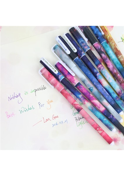 10'lu Gökyüzü Temalı Jel Roller Kalem fiyatları