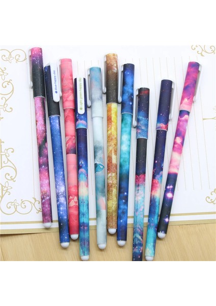 10'lu Gökyüzü Temalı Jel Roller Kalem modelleri