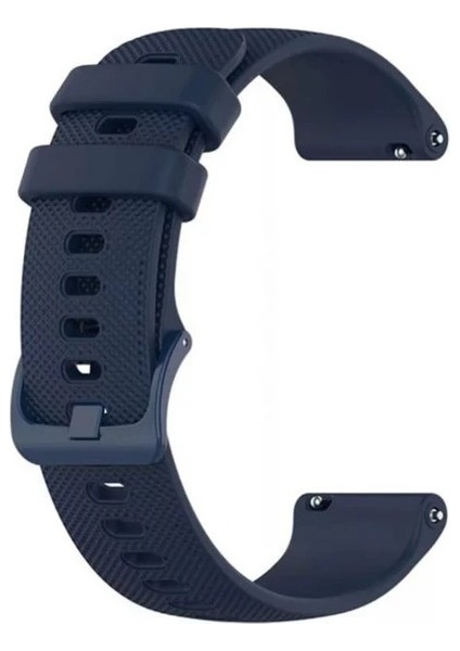 Watch Gt - Gt2 - Gtc Uyumlu Damalı Silikon Kordon Kayış 22MM