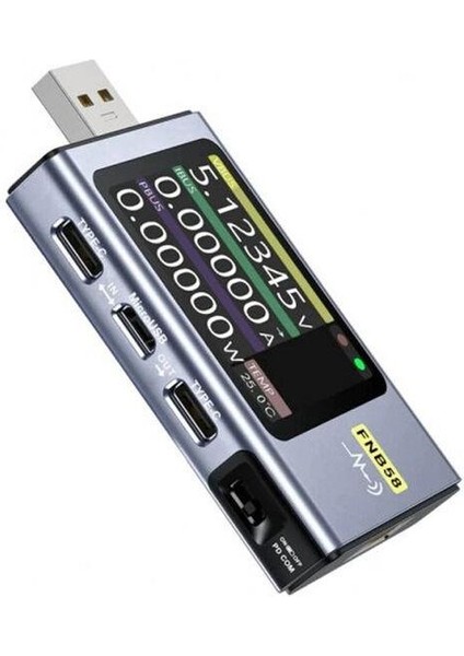 FNB58 Bluetooth USB Voltmetre Ampermetre Test Cihazı