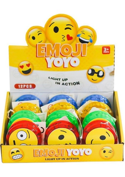 KZL-2025-2 Işıklı Emojili Yoyo -Kızılkaya Oyuncak