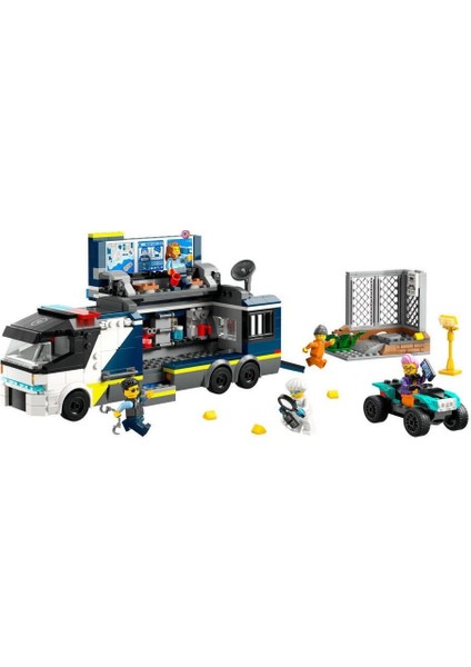 60418 LEGO City Polis Mobil Suç Laboratuvarı Kamyonu 674 Parça +7 Yaş