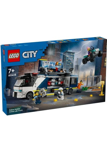 60418 LEGO City Polis Mobil Suç Laboratuvarı Kamyonu 674 Parça +7 Yaş fiyatları