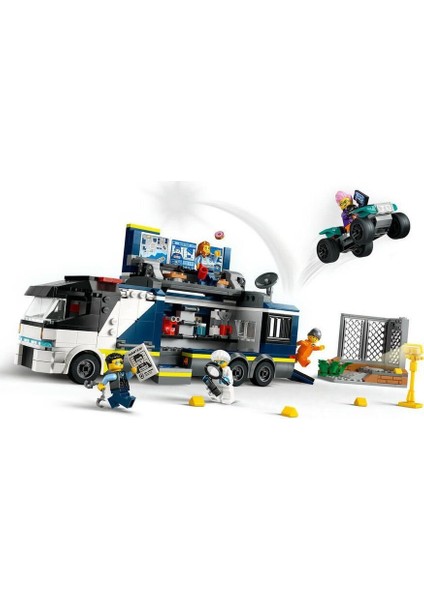 60418 LEGO City Polis Mobil Suç Laboratuvarı Kamyonu 674 Parça +7 Yaş modelleri
