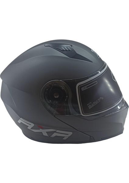 691B-X3-MATTGREY Jıekaı JK-908 Rxr Çeneden Açılır Kask 691B-X3 Matt Grey Xl