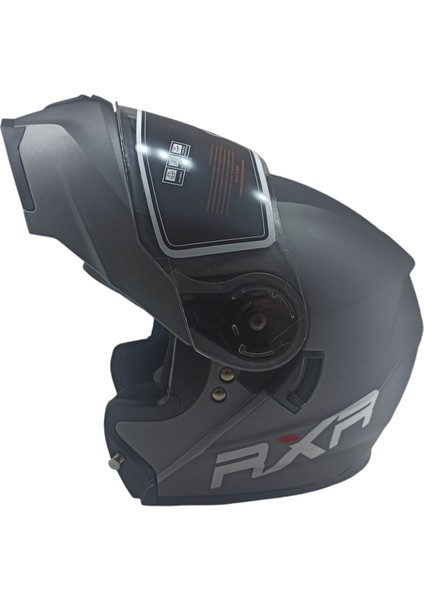 691B-X3-MATTGREY Jıekaı JK-908 Rxr Çeneden Açılır Kask 691B-X3 Matt Grey Xl