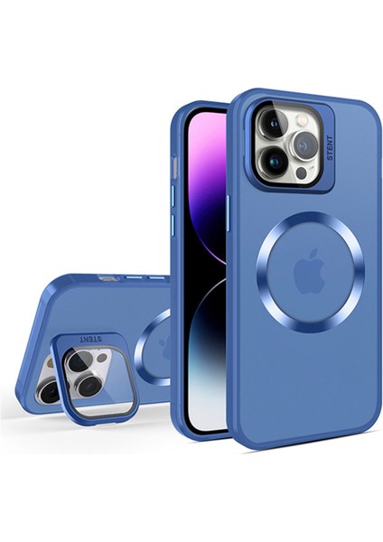 İphone 11 pixel Kamera Standlı mat Kılıf magsafe Destekli darbe emici Koruycu kapak
