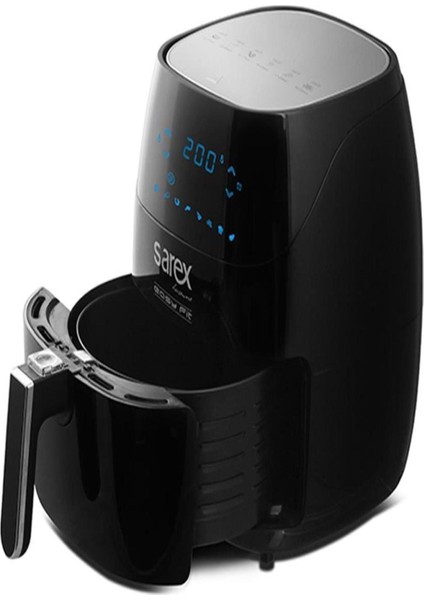 Sarex Easy Fit Sıcak Hava Fritözü Siyah SR-7000 Air Fry
