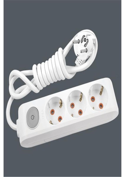 Multijet 3lü 3 mt Piriz Anahtarlı Topraklı 90117303