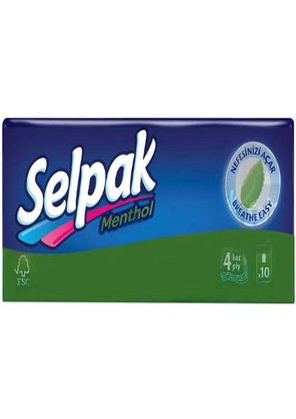 Selpak Mendil 10 Lu Mentollü *30