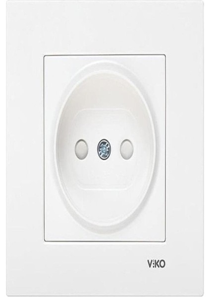 Karre Topraklı Çocuk Korumalı Priz - Beyaz