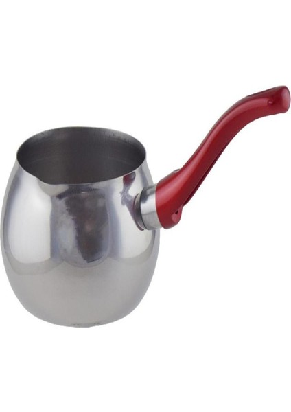 Kırmızı Kulp Küre Cezve 8 No