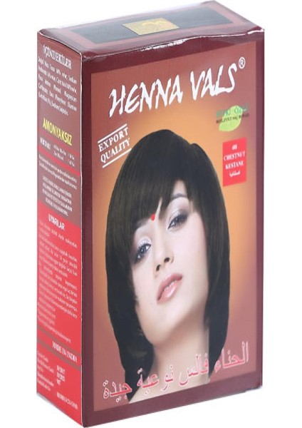 Henna Vals Hint Kına Kestane