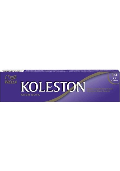 Wella Koleston Tüp Boya 5-4 Açık Kestane