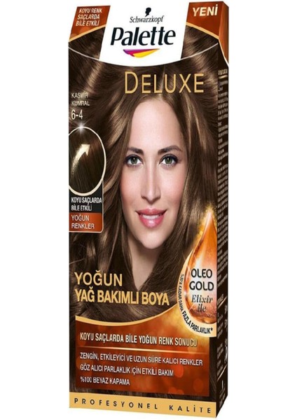 Deluxe Saç Boyası 6-4 Kaşmir Kumral