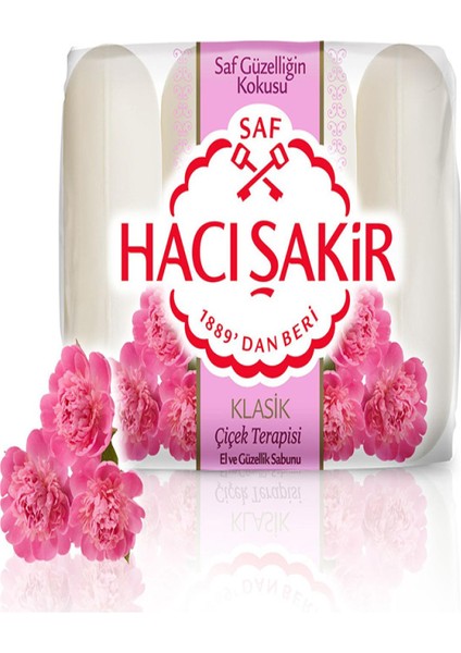 Hacı Şakir Güzellik Sabun 4*70 gr Çiçek Terpisi