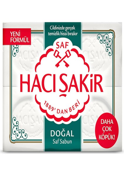 Hacı Şakir Kalıp Sabun 800GR_DOĞAL