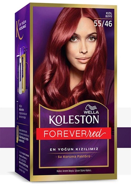 Wella Koleston Saç Boya Seti 55-46 Kızıl Büyü