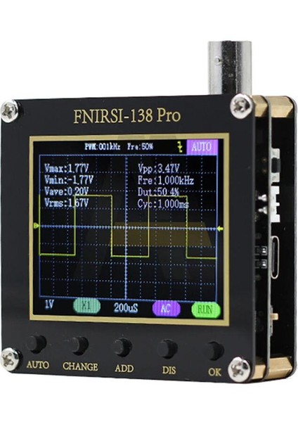 FNIRSI-138 Pro 200KHz 2.5 MS/s Dijital Mini Osiloskop