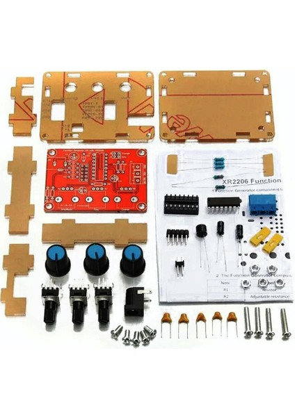 1Hz -1MHz Fonksiyon Sinyal Jeneratörü DIY Kiti - XR2206
