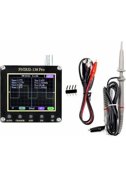 FNIRSI-138 Pro 200KHz 2.5 MS/s Dijital Mini Osiloskop