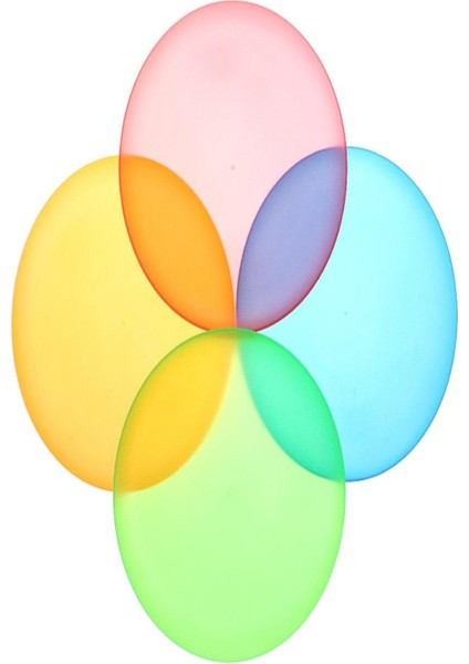 Renkli Plastik Tabak 4lü Tp 690