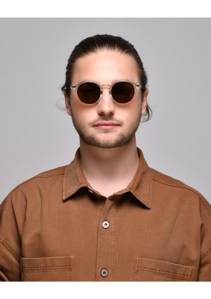 Luna Şeffaf Kahverengi Unısex Güneş Gözlüğü fiyatları