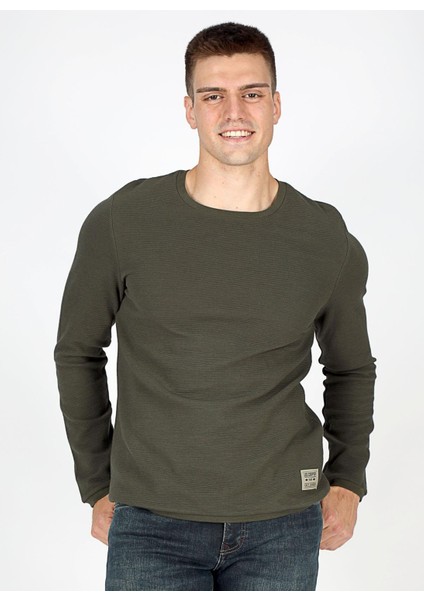 Lee Cooper Bisiklet Yaka Haki Erkek Sweatshırt 251 Lcm 241019 Ben Haki fiyatları