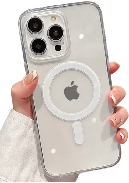 İphone 11 Kamera Çıkıntılı Kenar Renkli Kılıf magsafe Destekli darbe emici Koruycu kapak