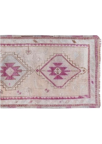 El Dokuma Geometrik Desenli Uzun Yolluk Halı 82 x 350 cm fiyatları