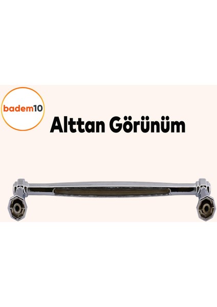 Mobilya Mutfak Dolabı Çekmece Dolap Kapak Kulpu Düz Metal Kulp Kulbu Kulpu 160 mm Krom