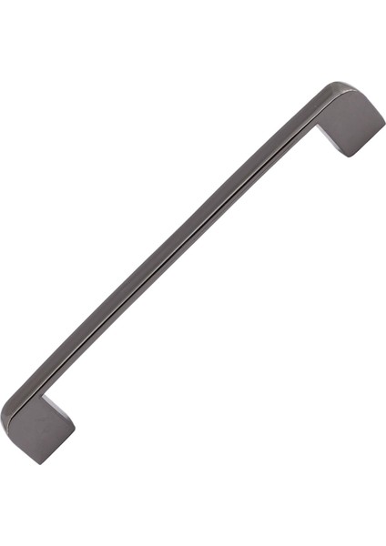 Mobilya Mutfak Dolap Çekmece Dolabı Kapak Metal Kulpu Kulbu Kulpları Füme Oval 160 mm