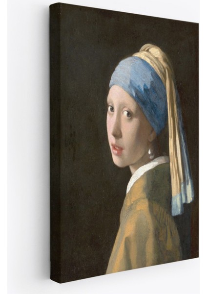 Dekoratif Kanvas Tablo Duvar Dekoru Inci Küpeli Kız Johannes Vermeer 4969 Bungknv
