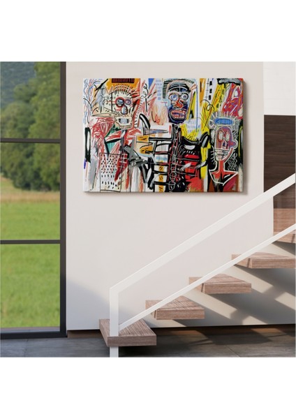 Dekoratif Kanvas Tablo Duvar Dekoru Untitled Jean Michel Basquiat 5056 Bungknv