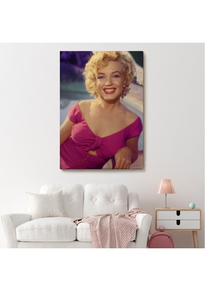 Dekoratif Kanvas Tablo, Duvar Dekoru, Marilyn Monroe ve Güzelliği 6150 BUNGKNV