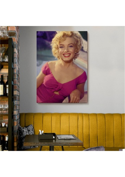 Dekoratif Kanvas Tablo, Duvar Dekoru, Marilyn Monroe ve Güzelliği 6150 BUNGKNV