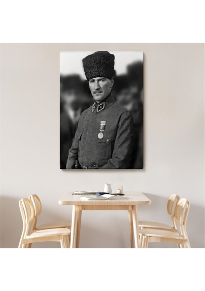 Dekoratif Kanvas Tablo, Duvar Dekoru, Mustafa Kemal Atatürk 6500 BUNGKNV