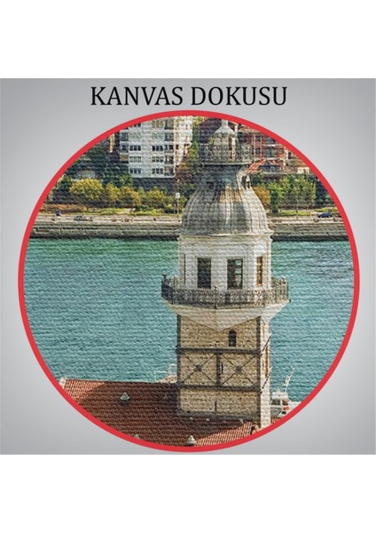 Dekoratif Kanvas Tablo, Duvar Dekoru, Üsküdar ve Kız Kulesi 6509 BUNGKNV